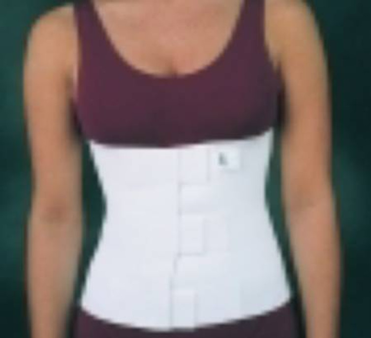 Abdominal Binder Hook and Loop Closure 36 to 42 Inch Waist Circumference 10 Inch Adult 08144524 Each/1