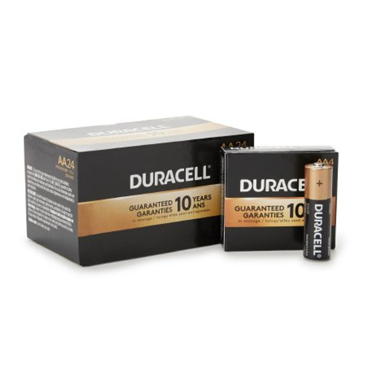 Alkaline Battery Duracell Coppertop AA Cell 1.5V Disposable 24 Pack MN1500BKD