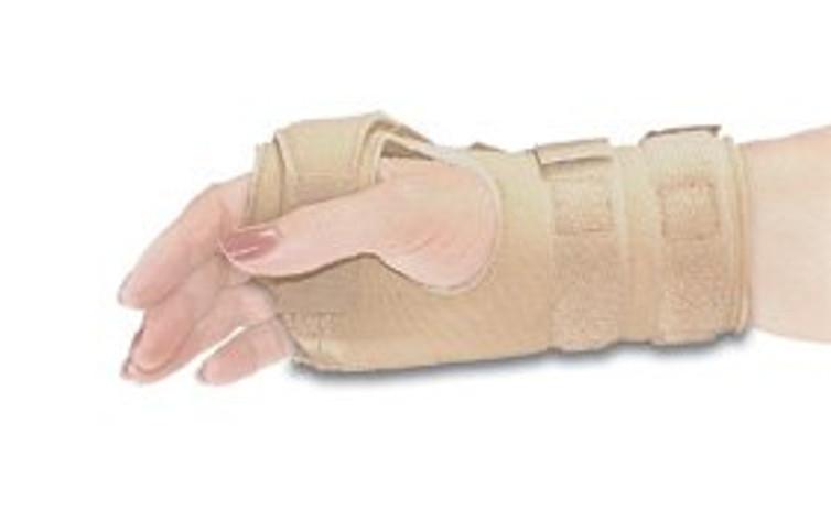Arthritis Wrist / Hand Support Freedom Flannel / Foam Right Hand Beige Large 5936 Each/1