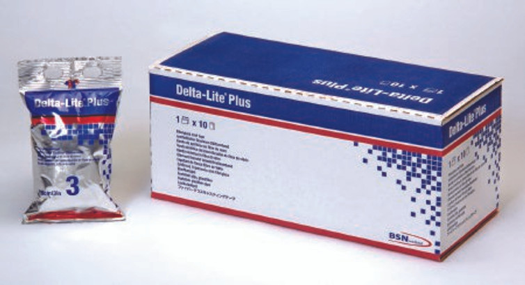 Cast Tape Delta-Lite Plus 2 Inch X 12 Foot Fiberglass / Resin Yellow 7345865 Box/10