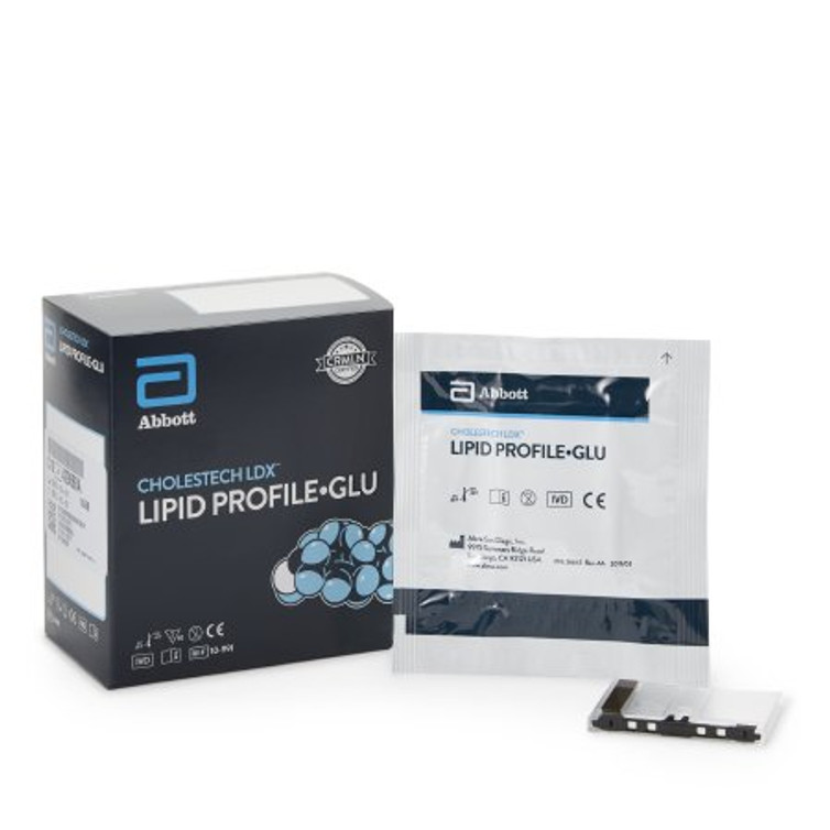 Rapid Test Kit Cholestech LDX Lipid Profile Glucose / HDL / Total Cholesterol / Triglycerides Whole Blood / Serum / Plasma Sample 10 Tests 10-991