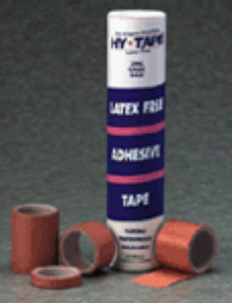 Medical Tape Hy-Tape Waterproof Zinc Oxide Adhesive 4 Inch X 5 Yard Pink NonSterile 40LF