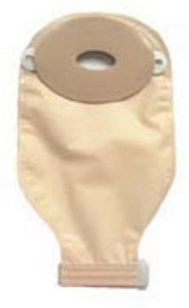 Ostomy Pouch Nu-Flex Nu-Comfort Two-Piece System 11 Inch Length 1-1/8 to 2 Inch Stoma Drainable Oval B Deep Convex Trim To Fit 40-7544-DC Box/10