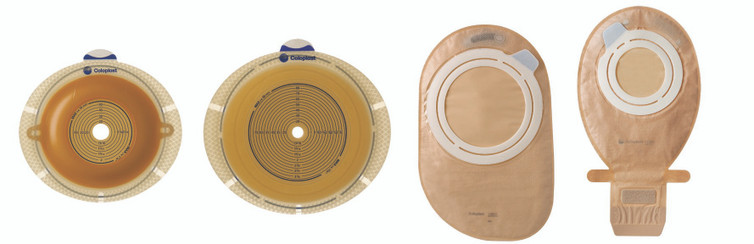Filtered Ostomy Pouch SenSura Flex Two-Piece System 11-1/2 Inch Length Maxi 35 mm Stoma Drainable Flat 11514 Box/20