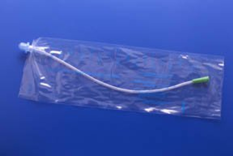 Intermittent Closed System Catheter MMG Coude Tip 14 Fr. Without Balloon Silicone Coated PVC ONC-14C Each/1