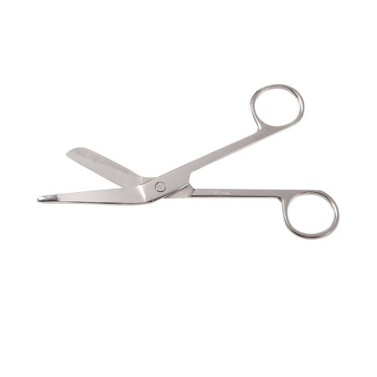 Bandage Scissors Precision Lister 5-1/2 Inch Length Stainless Steel Finger Ring Handle Angled Blunt Tip / Blunt Tip 25-702-000 Each/1