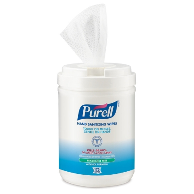 Hand Sanitizing Wipe Purell 175 Count Ethyl Alcohol Wipe Canister 9031-06