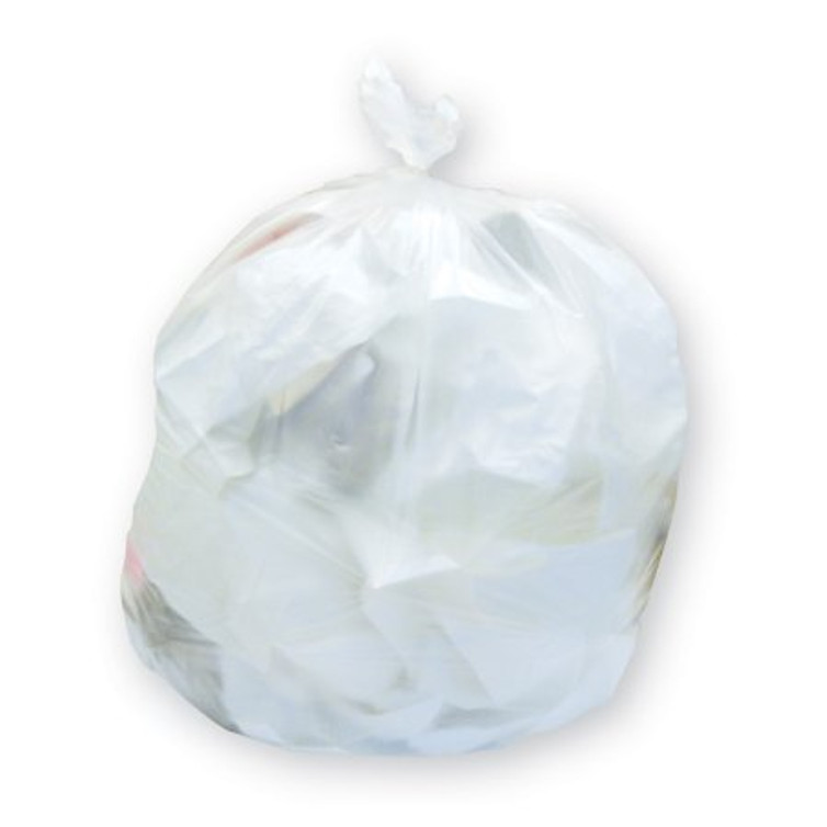 Trash Bag Heritage 33 gal. White LLDPE 0.90 Mil. 33 X 39 Inch Star Seal Bottom Flat Pack H6639TW Case/150