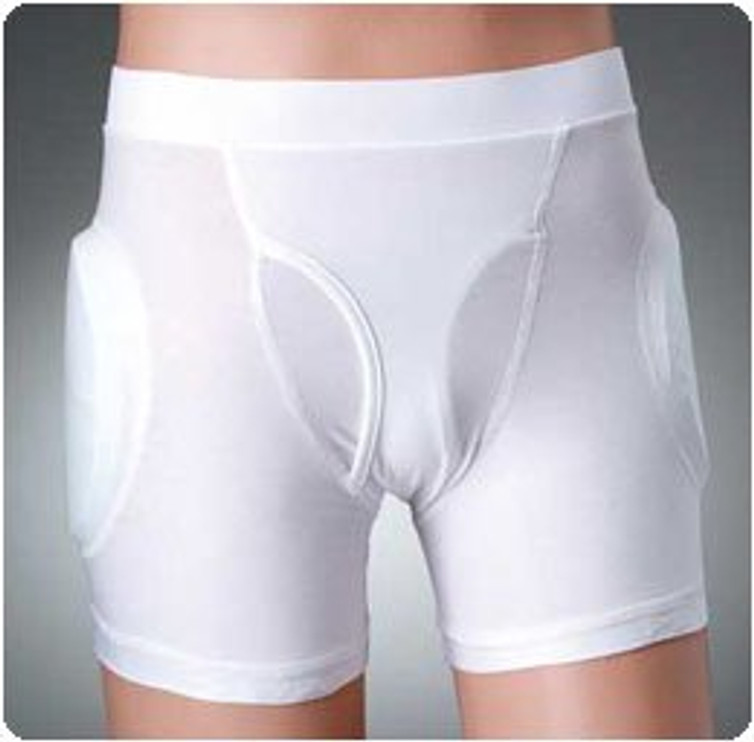 Hip Protection Brief Hipsters EZ-On Small White Male 55033901 Each/1