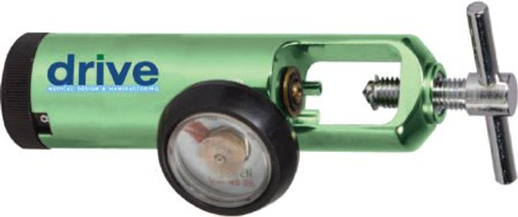 Drive Oxygen Regulator Click Style 0 - 8 LPM Barb Outlet CGA-870 18301G Each/1