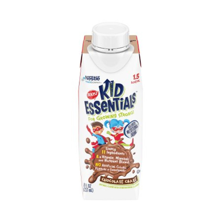 Pediatric Oral Supplement / Tube Feeding Formula Boost Kid Essentials 1.5 Chocolate Craze Flavor 8 oz. Carton Ready to Use 10043900335886