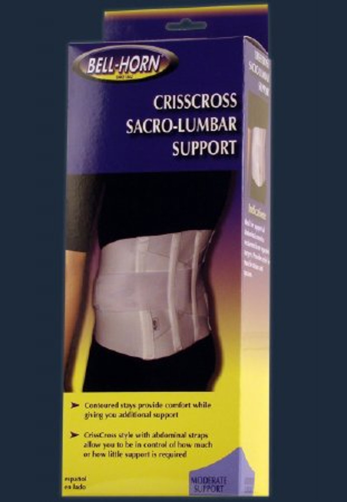 Criss Cross Sacro-Lumbar Support Small Hook And Loop Closure 24 to 30 Inch Waist Circumference Adult BH89183 Each/1