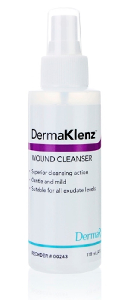 Wound Cleanser DermaKlenz 4 oz. Spray Bottle Zinc Acetate 00243