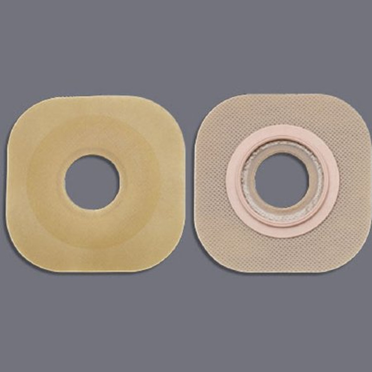 Colostomy Barrier New Image Flextend Pre-Cut Extended Wear Without Tape 2-1/4 Inch Flange Red Code Hydrocolloid 1-3/8 Inch Stoma 16107 Box/5