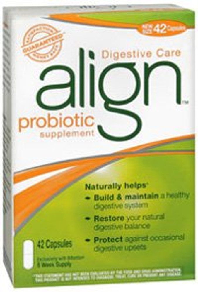 Probiotic Dietary Supplement Align 42 per Bottle Capsule 37000029417 Bottle/1