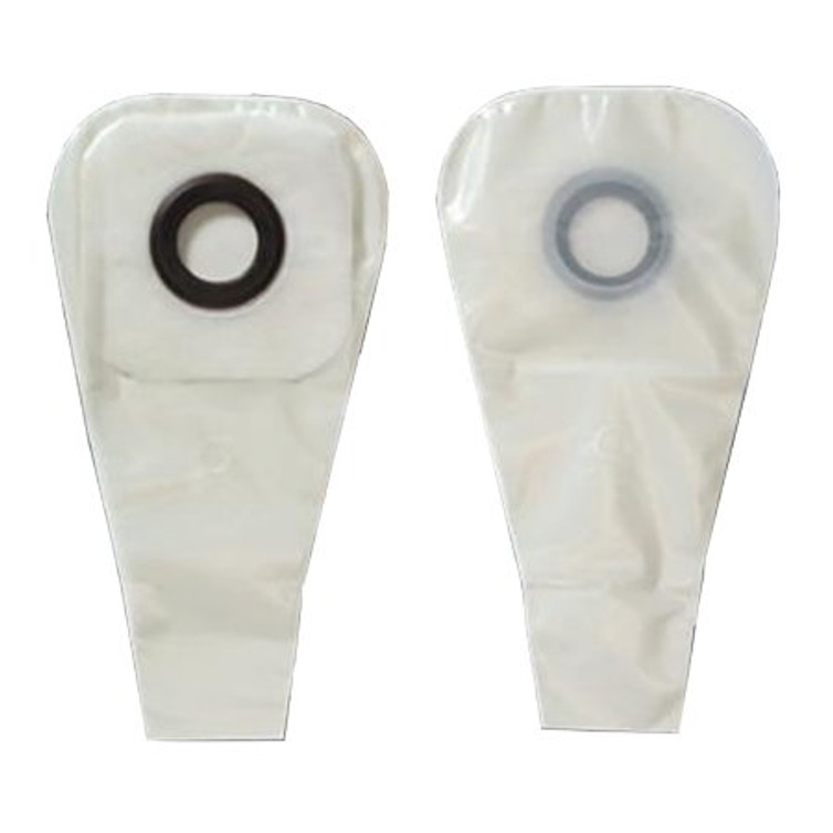 Colostomy Pouch Karaya 5 One-Piece System 12 Inch Length 7/8 Inch Stoma Drainable 3228 Box/30