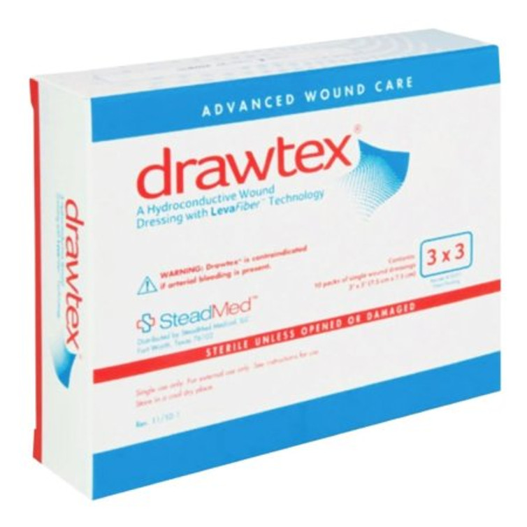 Non-Adherent Dressing Drawtex LevaFiber 3 X 3 Inch 00301