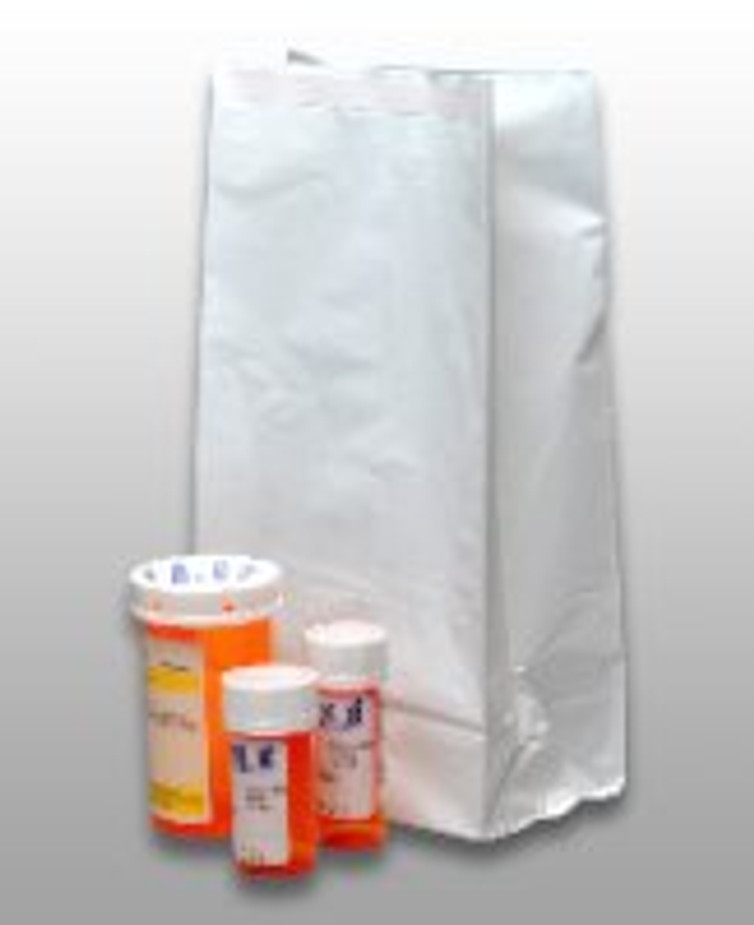 Pharmacy Bag Elkay Plastics 4 X 7 X 14 Inch White Adhesive Closure WPB7415 Case/1000
