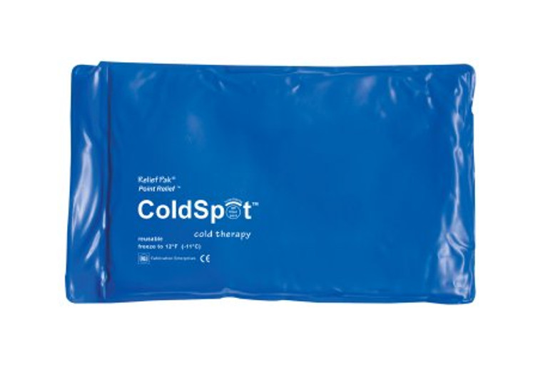 Cold Pack Relief Pak ColdSpot General Purpose Half Size 7 X 11 Inch Vinyl / Gel Reusable 11-1003 Each/1