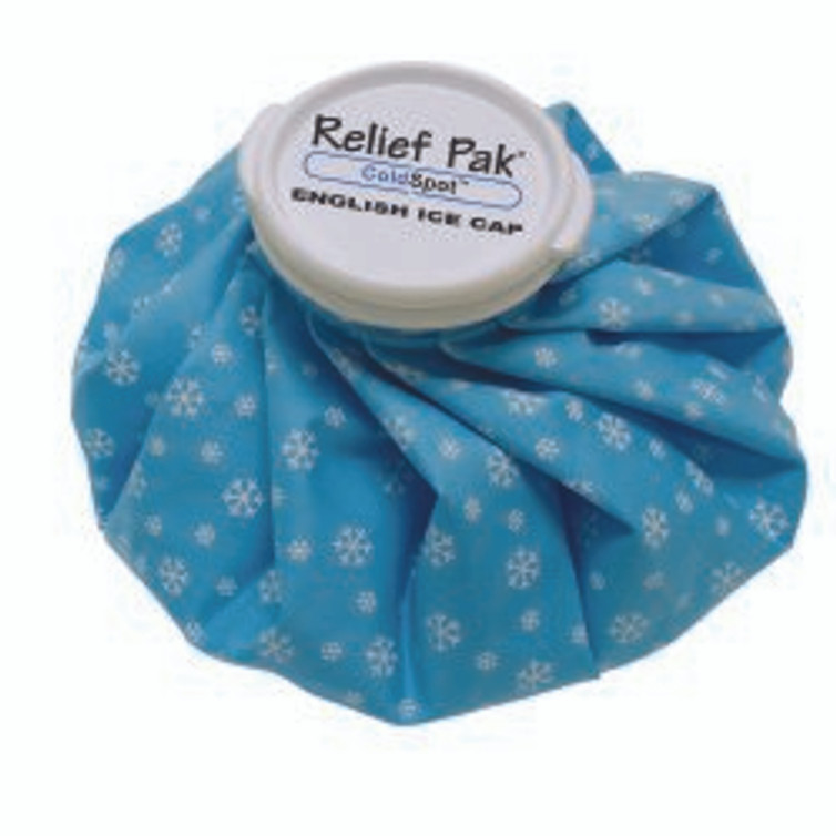 English Style Ice Bag Relief Pak General Purpose One Size Fits Most 11 Inch Diameter Rubberized Fabric / Plastic Reusable 11-1062 Each/1