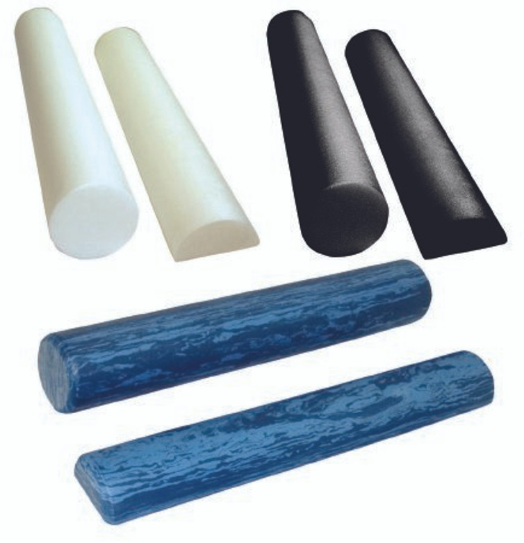 CanDo Therapy Foam Roller Slim Blue EVA Foam 6 X 12 Inch 30-2200 Each/1