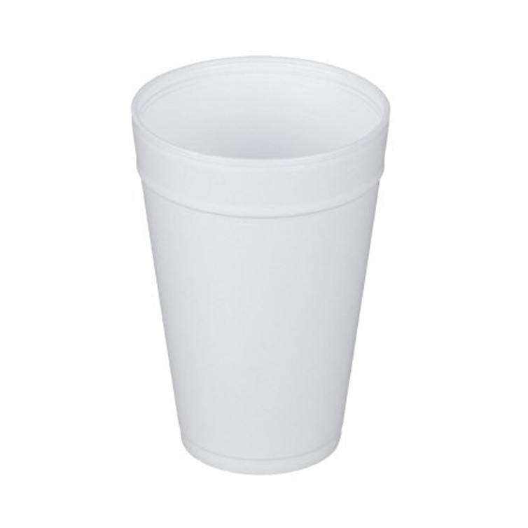 Drinking Cup Dart 32 oz. White Styrofoam Disposable 32TJ32 Case/500