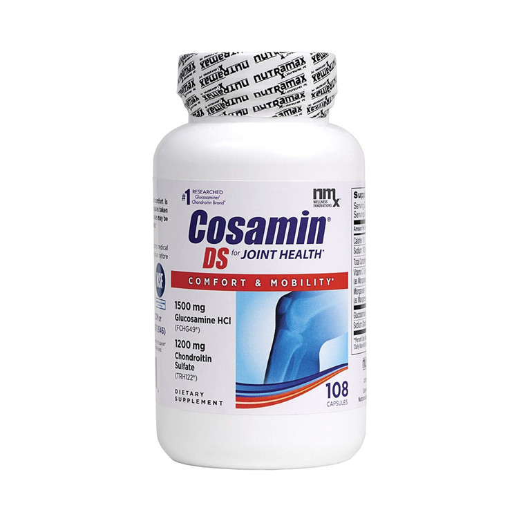 Joint Health Supplement Cosamin DS Ascorbic Acid / Manganese 105 mg - 1 mg Strength Capsule 100 per Bottle 55970080825 Box/108