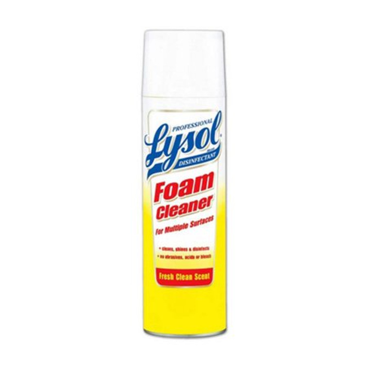 Professional Lysol Surface Disinfectant Cleaner Aerosol Spray Foaming 24 oz. Can Fresh Clean Scent NonSterile RAC02775CT Case/12