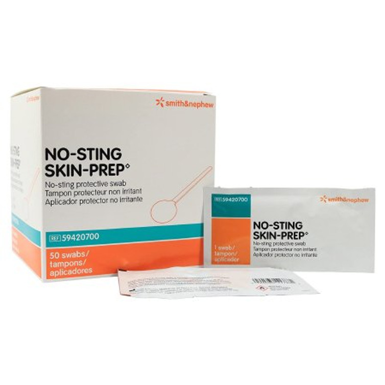 Skin Barrier Applicator No-Sting Skin-Prep 75% / 25% Strength Hexamethyldisiloxane / Acrylate Copolymer Individual Packet Sterile 59420700