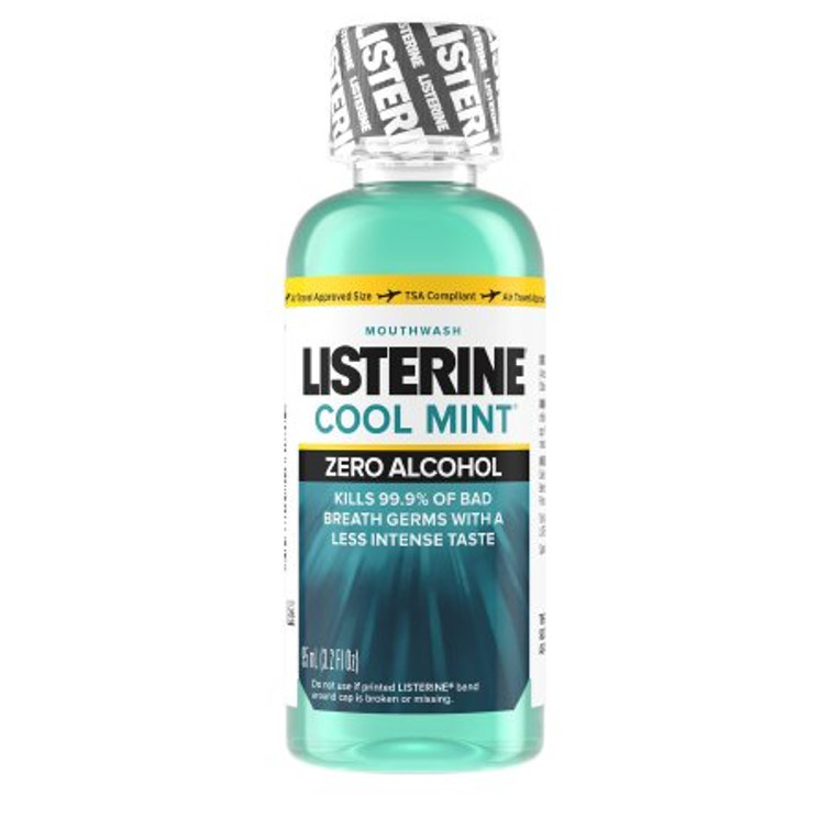 Mouthwash Listerine Zero 3.2 oz. Clean Mint Flavor 10312547428306