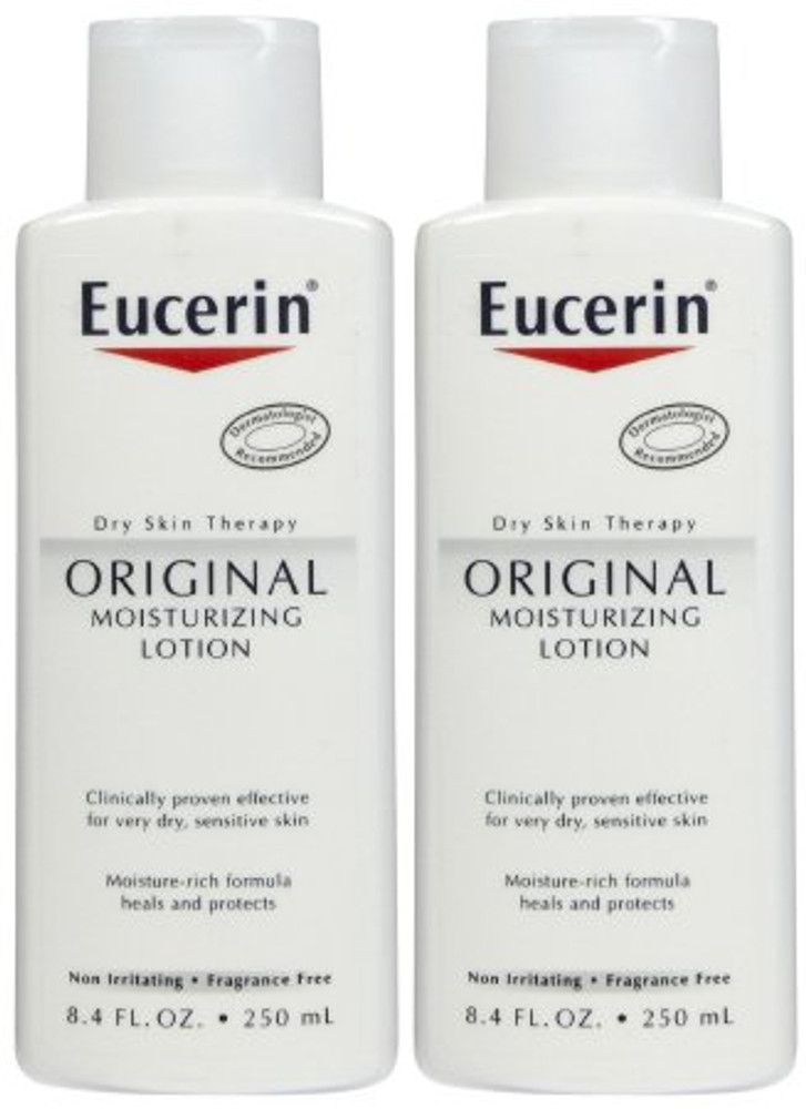 Hand and Body Moisturizer Eucerin Original 16.9 oz. Pump Bottle Unscented Lotion 072140110208