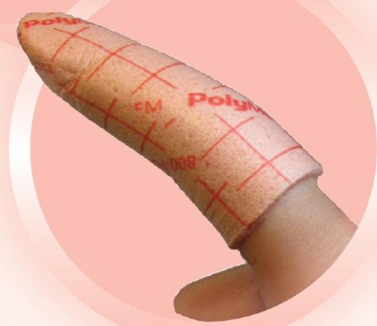 Foam Dressing PolyMem 1.8 to 2.2 Inch Circumference Finger / Toe Non-Adhesive without Border NonSterile 4401