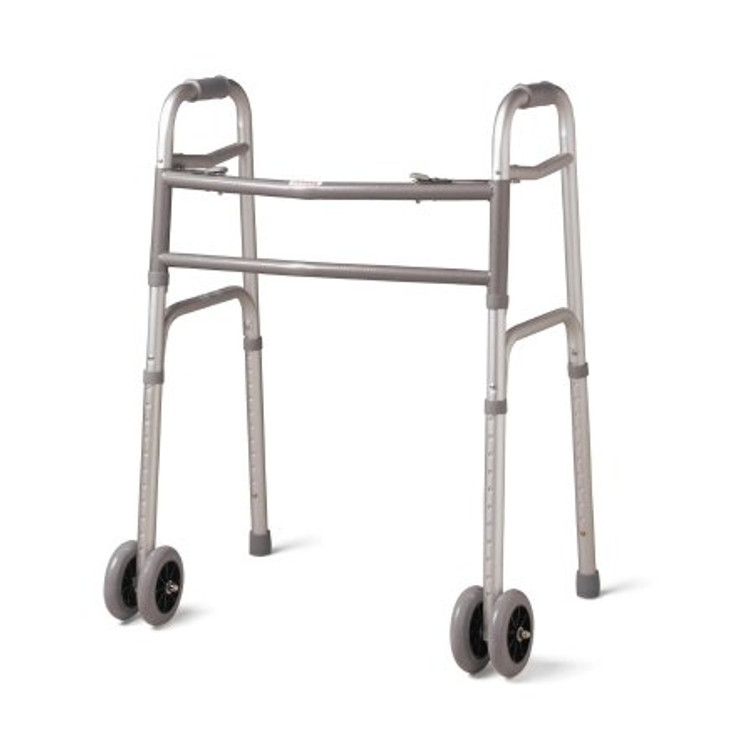 4 Wheel Rollator Guardian Basic Burgundy Adjustable Height MDS86850E Each/1