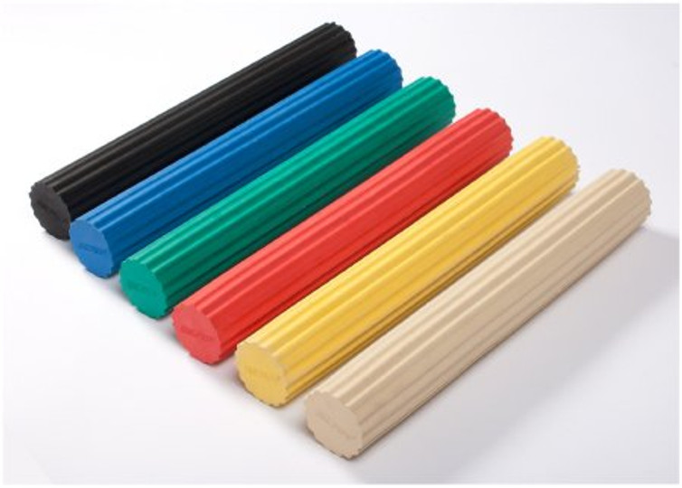 Resistance Exercise Bar Set Cando Twist-n-Bend Tan / Yellow / Red / Green / Blue / Black 2X-Light / X-Light / Light / Medium / Heavy / X-Heavy 10-1516 Set/6