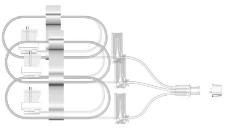 Subcutaneous Infusion Set SAF-Q 27 Gauge X 2 12 mm 36 Inch Tubing Without Port SAF-Q-212-G27 Box/10