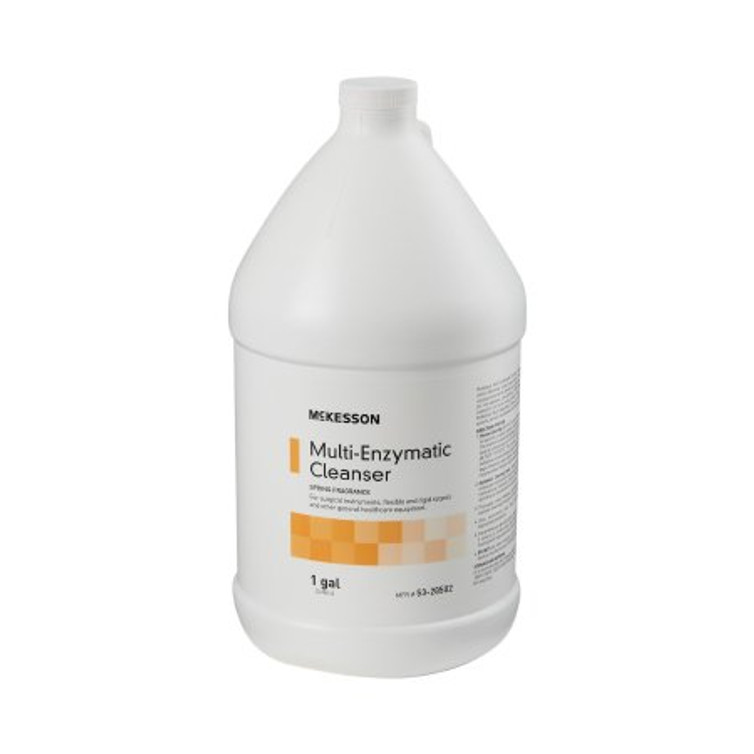 Multi-Enzymatic Instrument Detergent McKesson Liquid 1 gal. Jug Spring Fresh Scent 53-28502