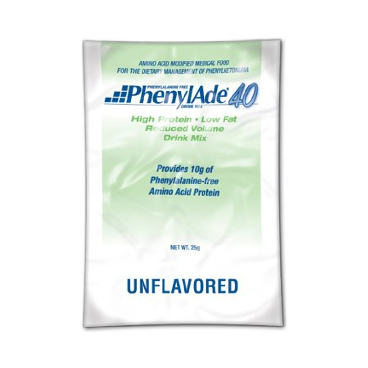 PKU Oral Supplement PhenylAde 40 Unflavored 25 Gram Pouch Powder 119863