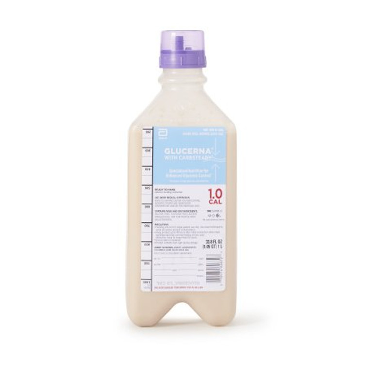 Tube Feeding Formula Glucerna with Carbsteady 1.0 33.8 oz. Carton Ready to Hang Unflavored Adult 62671