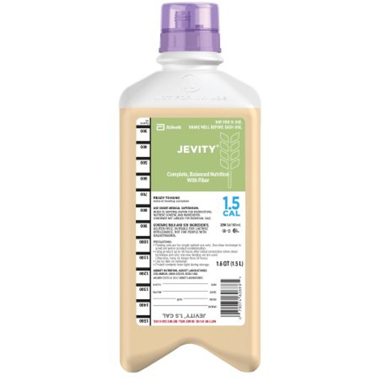 Tube Feeding Formula Jevity 1.5 Cal 1500 mL Carton Ready to Hang Unflavored Adult 62689