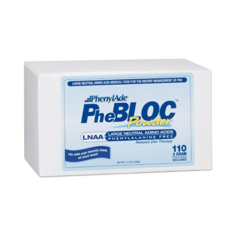 PKU Oral Supplement PheBLOC LNAA Unflavored 3 Gram Pouch Powder 123567