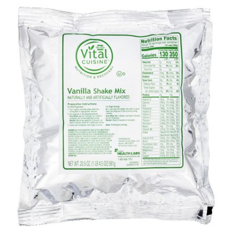 Oral Supplement Hormel Solutions Super Shake Mix Vanilla Flavor Powder 20.5 oz. Individual Packet 28289