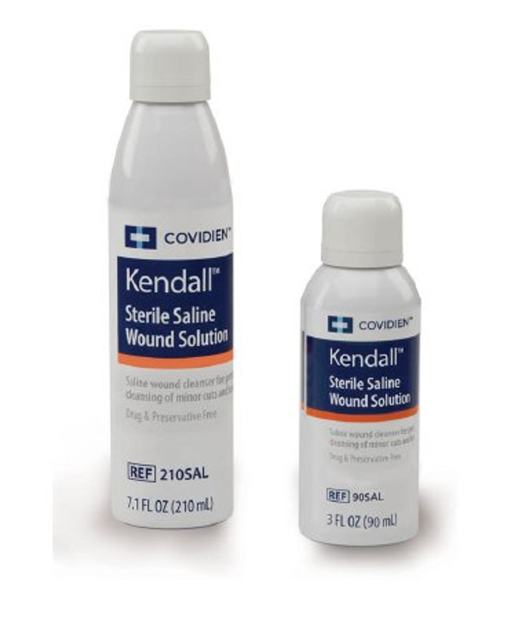 Saline Wound Solution Kendall 7.1 oz. Spray Can Sterile Saline 210SAL