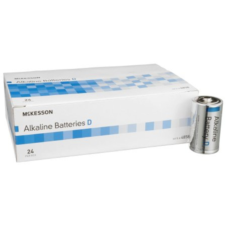 Alkaline Battery McKesson D Cell 1.5V Disposable 24 Pack 4858
