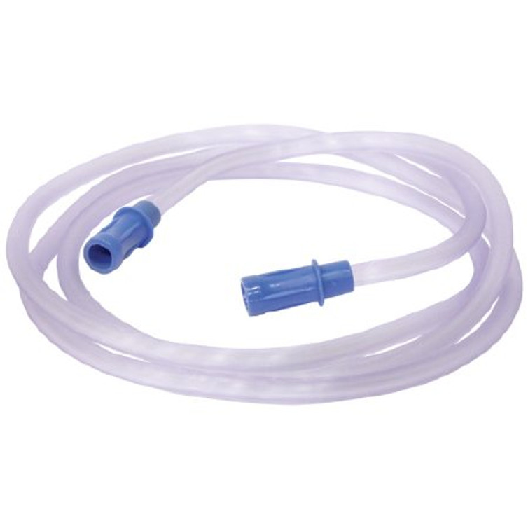 Suction Connector Tubing 6 Foot Length 0.25 Inch I.D. Sterile Female Connector Clear RES025