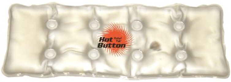 Instant Hot Pack Relief Pak Hot Button General Purpose Small Vinyl / Gel Reusable 11-1025 Each/1
