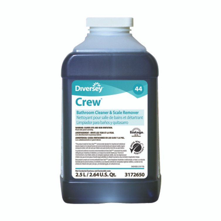Diversey Crew Surface Cleaner Alcohol Based J-Fill Dispensing Systems Liquid Concentrate 2.5 Liter Bottle Scented NonSterile DVS93172650
