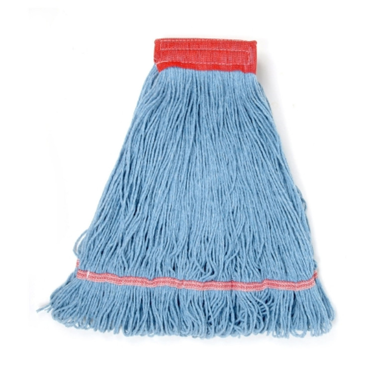 Wet String Mop Head O Dell 5000 Series Looped-end Large Blue Rayon / Acrylic / Polyester Reusable 5000L/BLUE Each/1