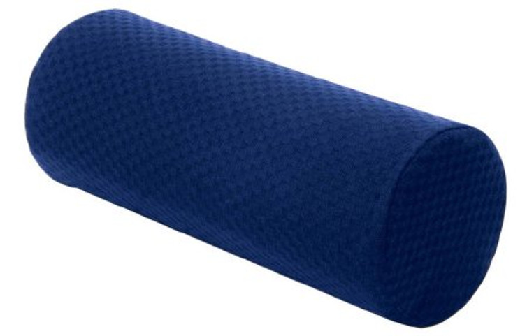 Cervical Roll Pillow Soft 5 X 12 X 5 Inch Blue Reusable FGP10900 0000
