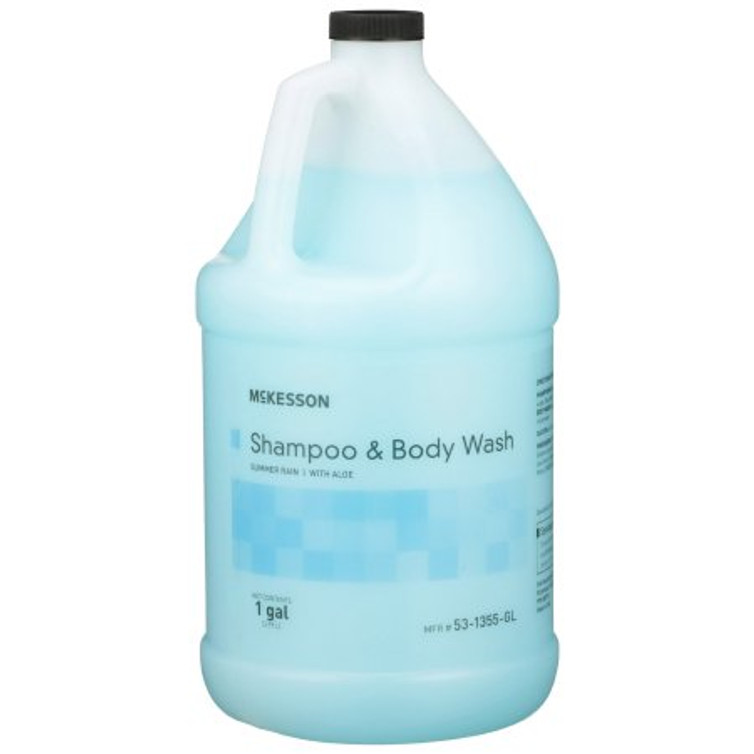 Shampoo and Body Wash McKesson 1 gal. Jug Summer Rain Scent 53-1355-GL