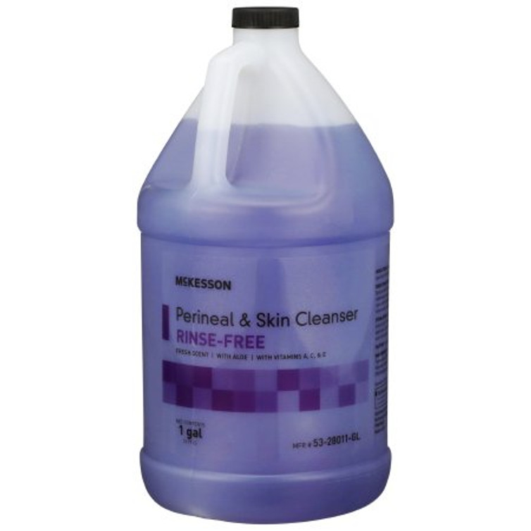 Rinse-Free Perineal Wash McKesson Liquid 1 gal. Jug Fresh Scent 53-28011-GL
